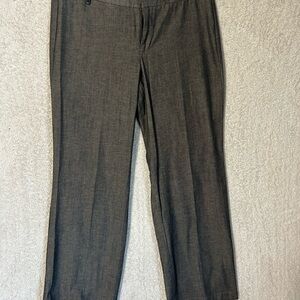 Dockers Metro Pant Women's 12 Gray. Wide Leg. Career Comfort Casual